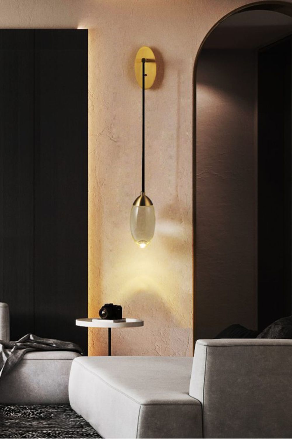 Brass crystal Wall lamp - everlamps