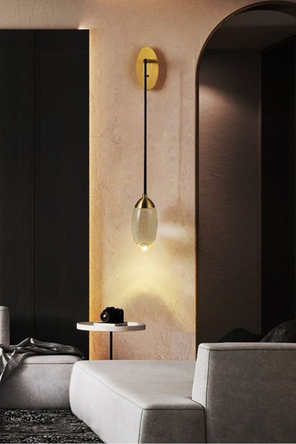 Brass crystal Wall lamp - everlamps