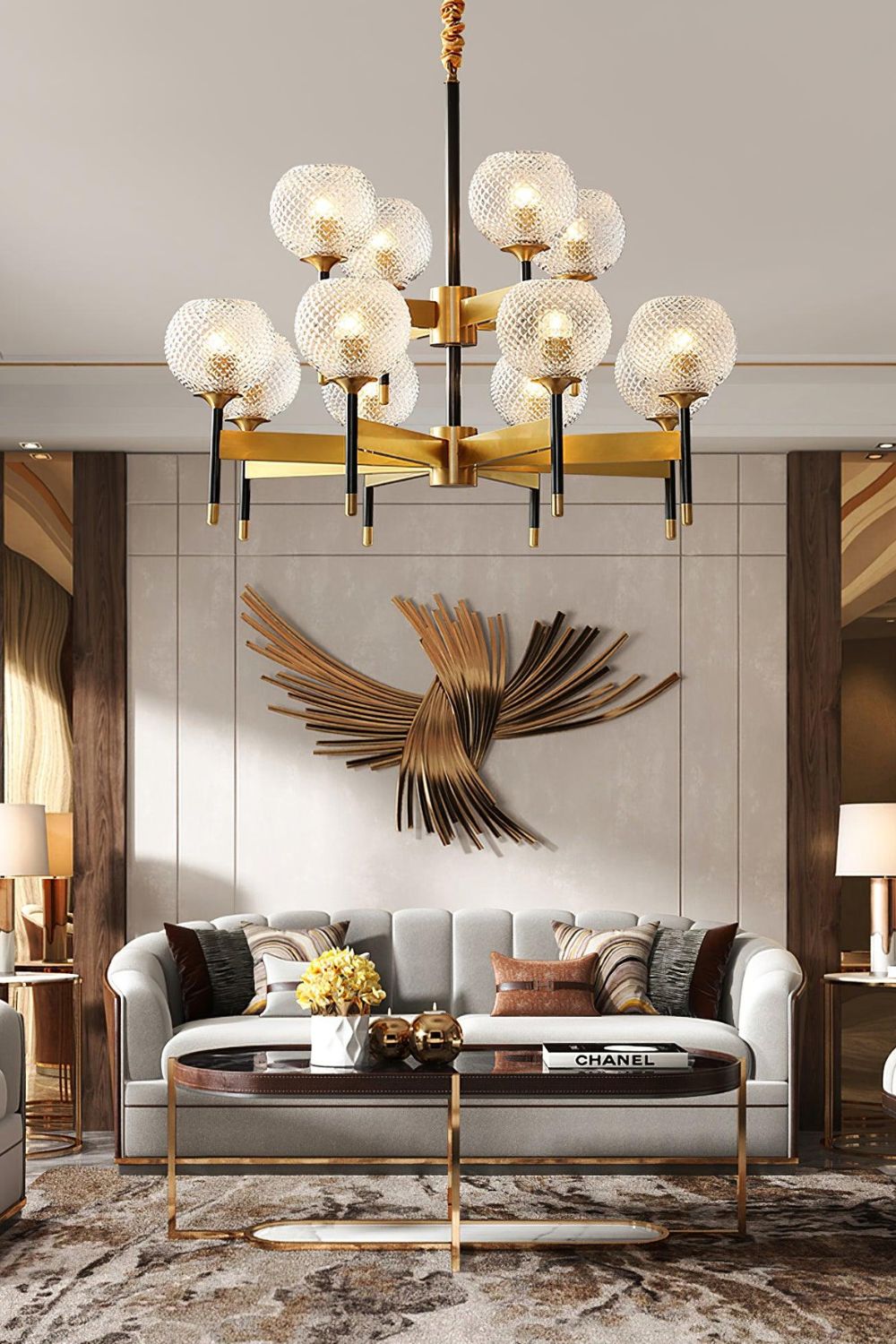 Breton Chandelier - everlamps