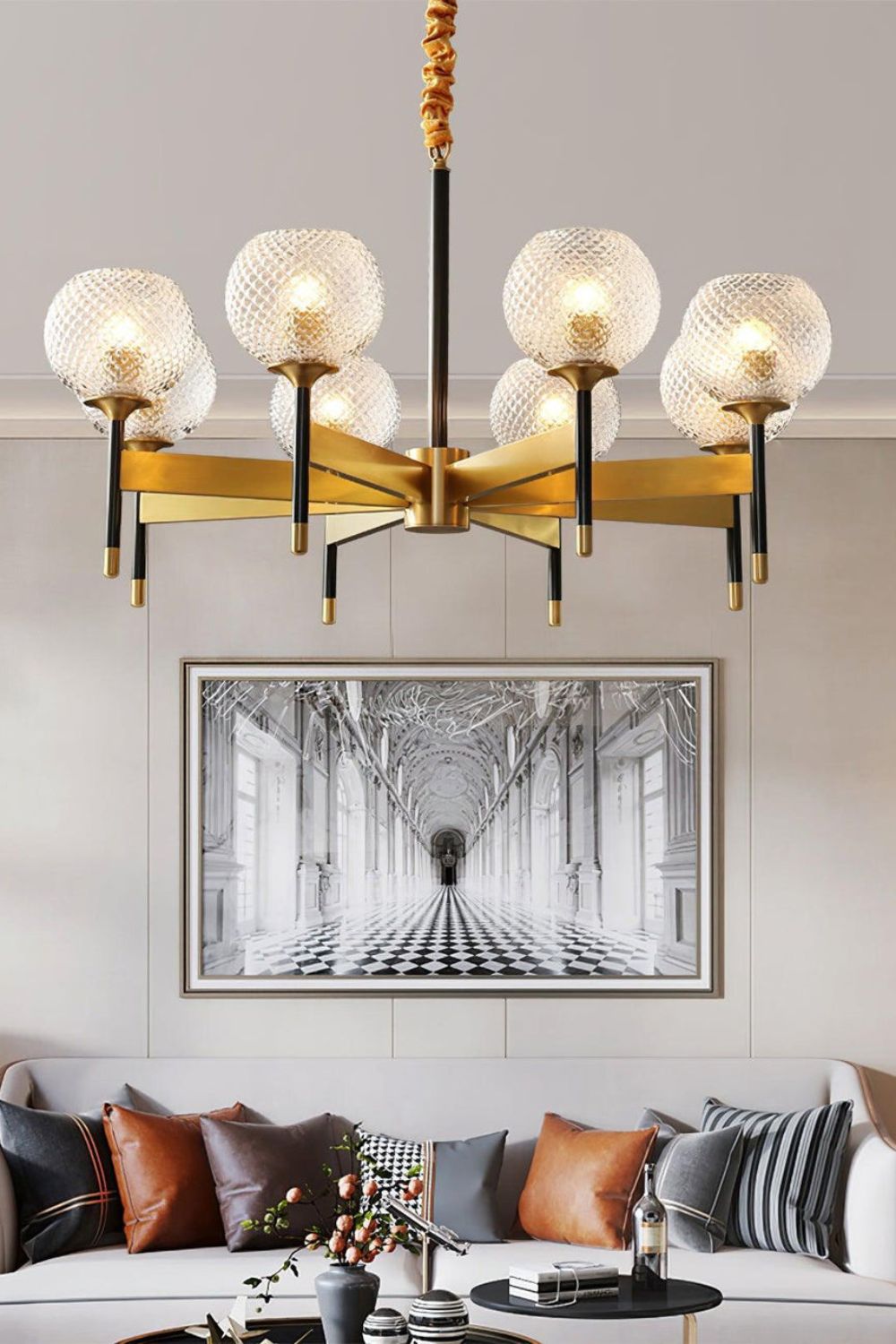 Breton Chandelier - everlamps