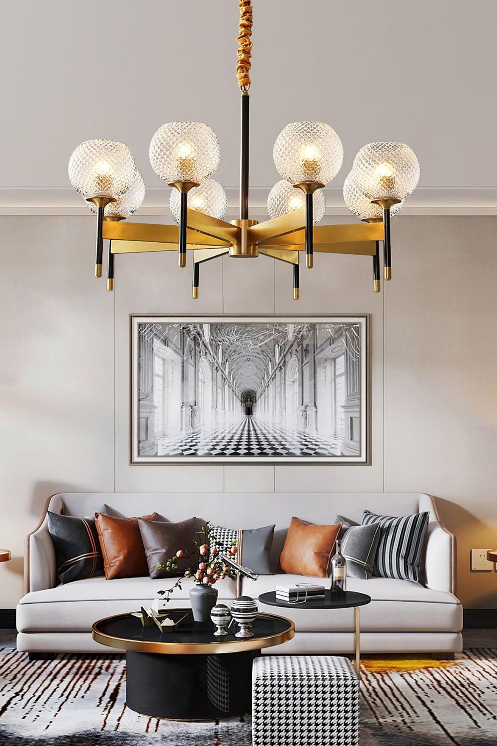 Breton Chandelier - everlamps