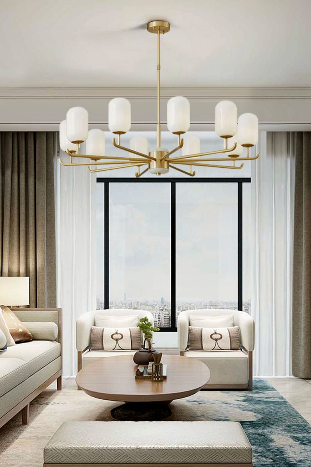 Bronze Chandelier - everlamps