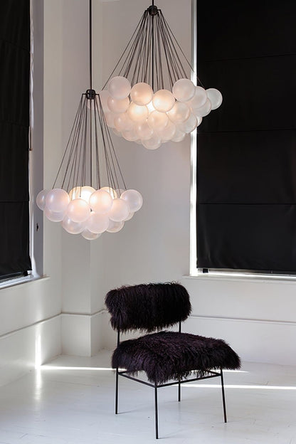 Bubble Glass Chandelier - view 5 | everlamps