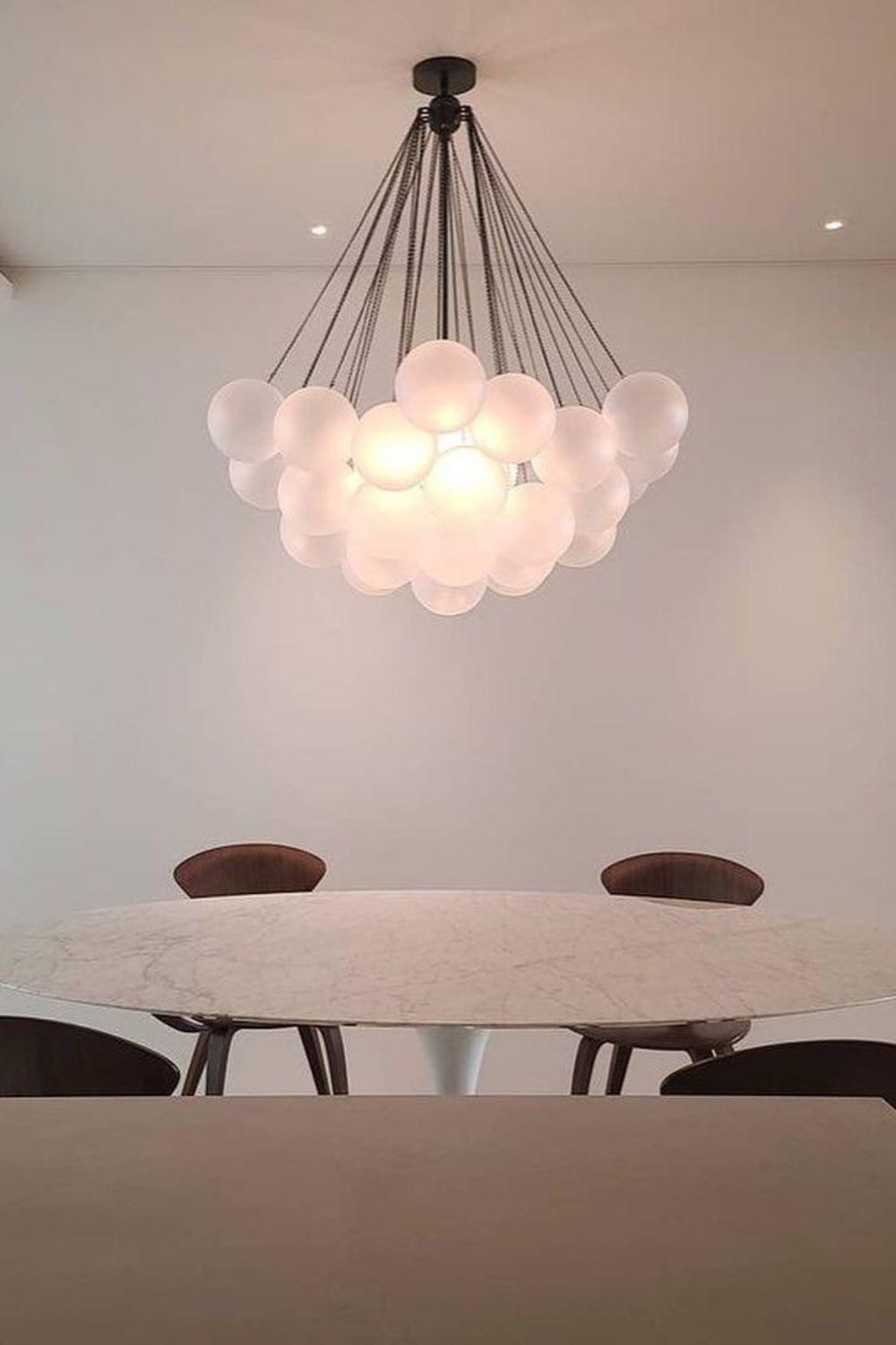 Bubble Glass Chandelier - view 13 | everlamps