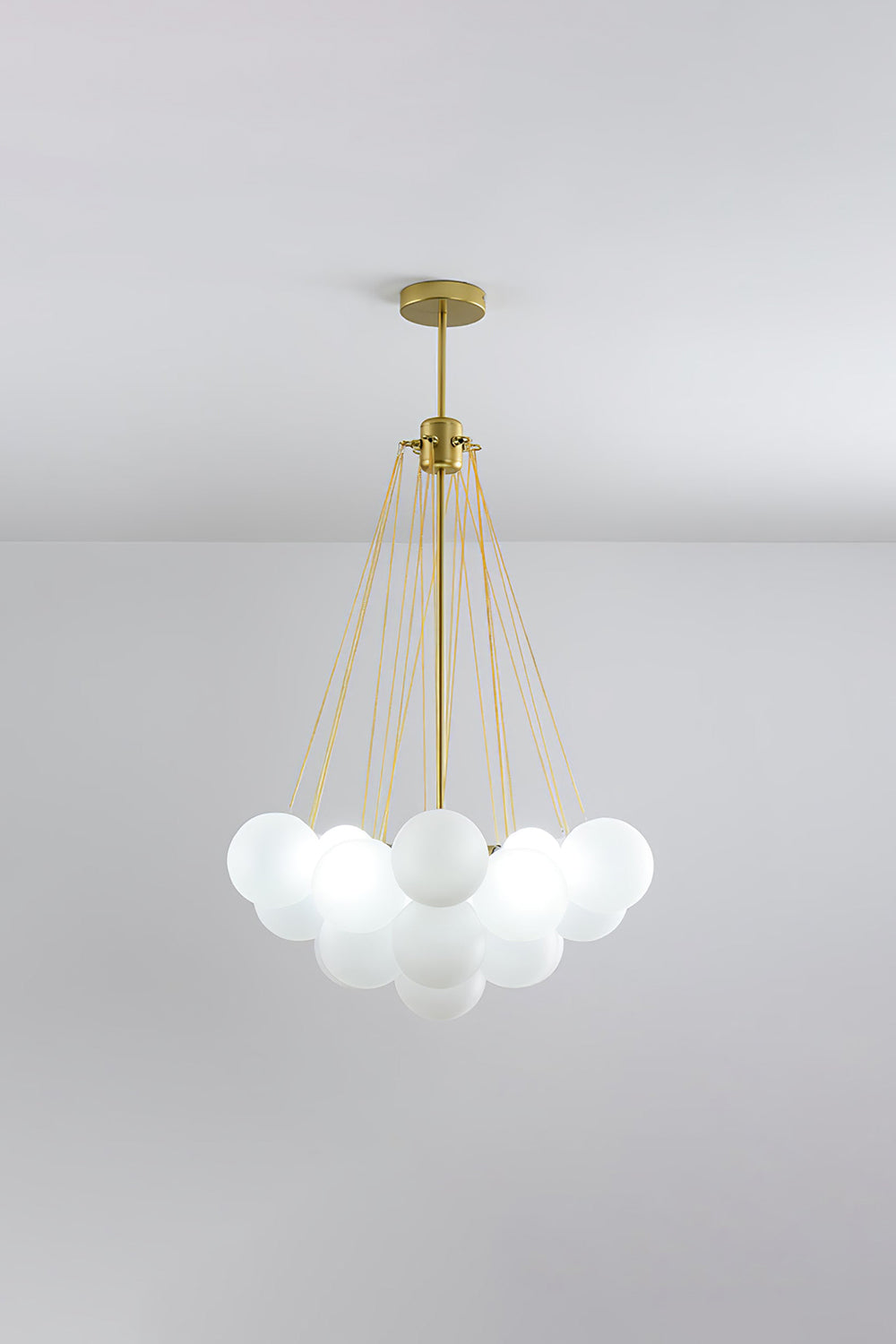 Bubble Glass Chandelier - view 14 | everlamps