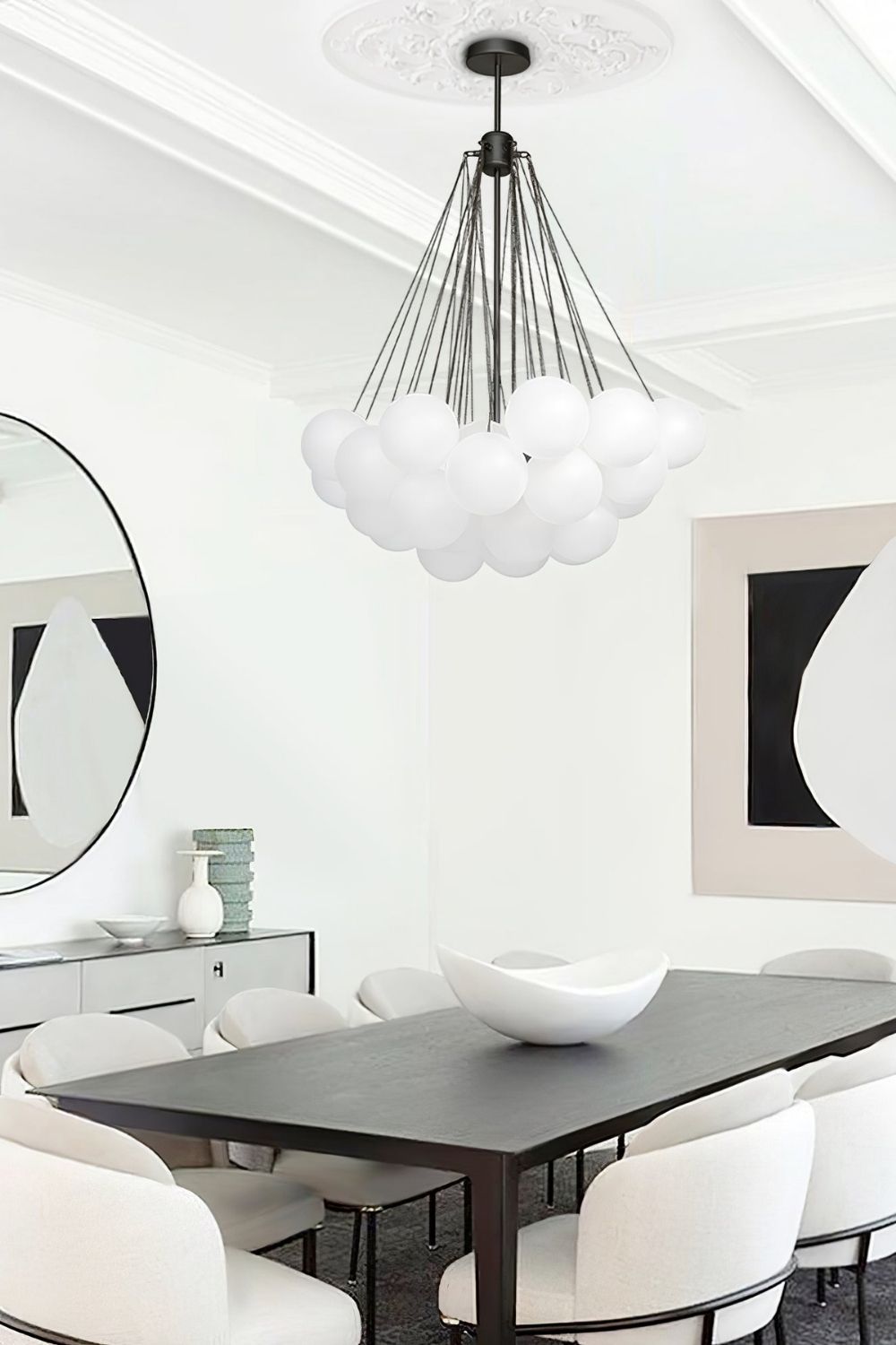 Bubble Glass Chandelier - view 27 | everlamps