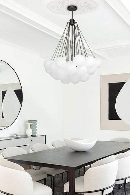 Bubble Glass Chandelier - view 27 | everlamps