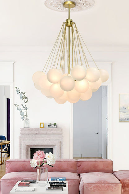 Bubble Glass Chandelier - view 29 | everlamps