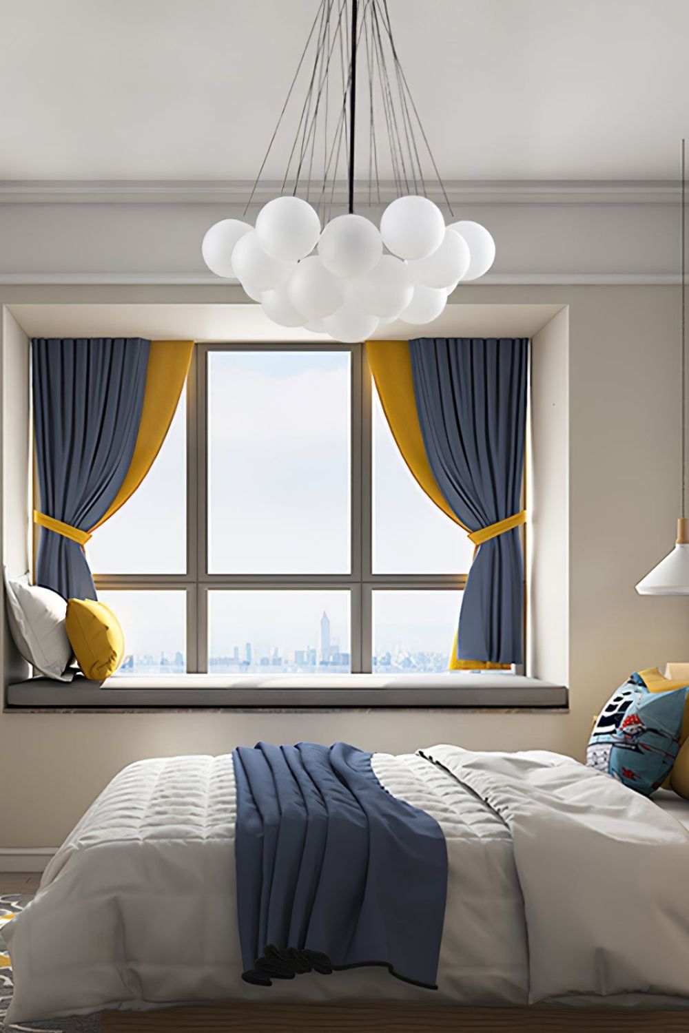 Bubble Glass Chandelier - view 30 | everlamps