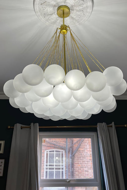Bubble Glass Chandelier - view 35 | everlamps
