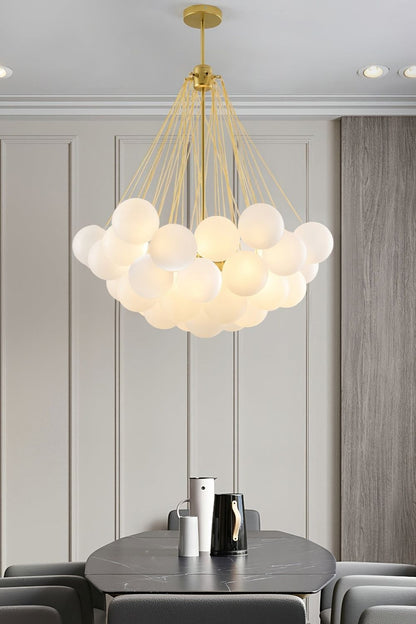 Bubble Glass Chandelier - view 38 | everlamps