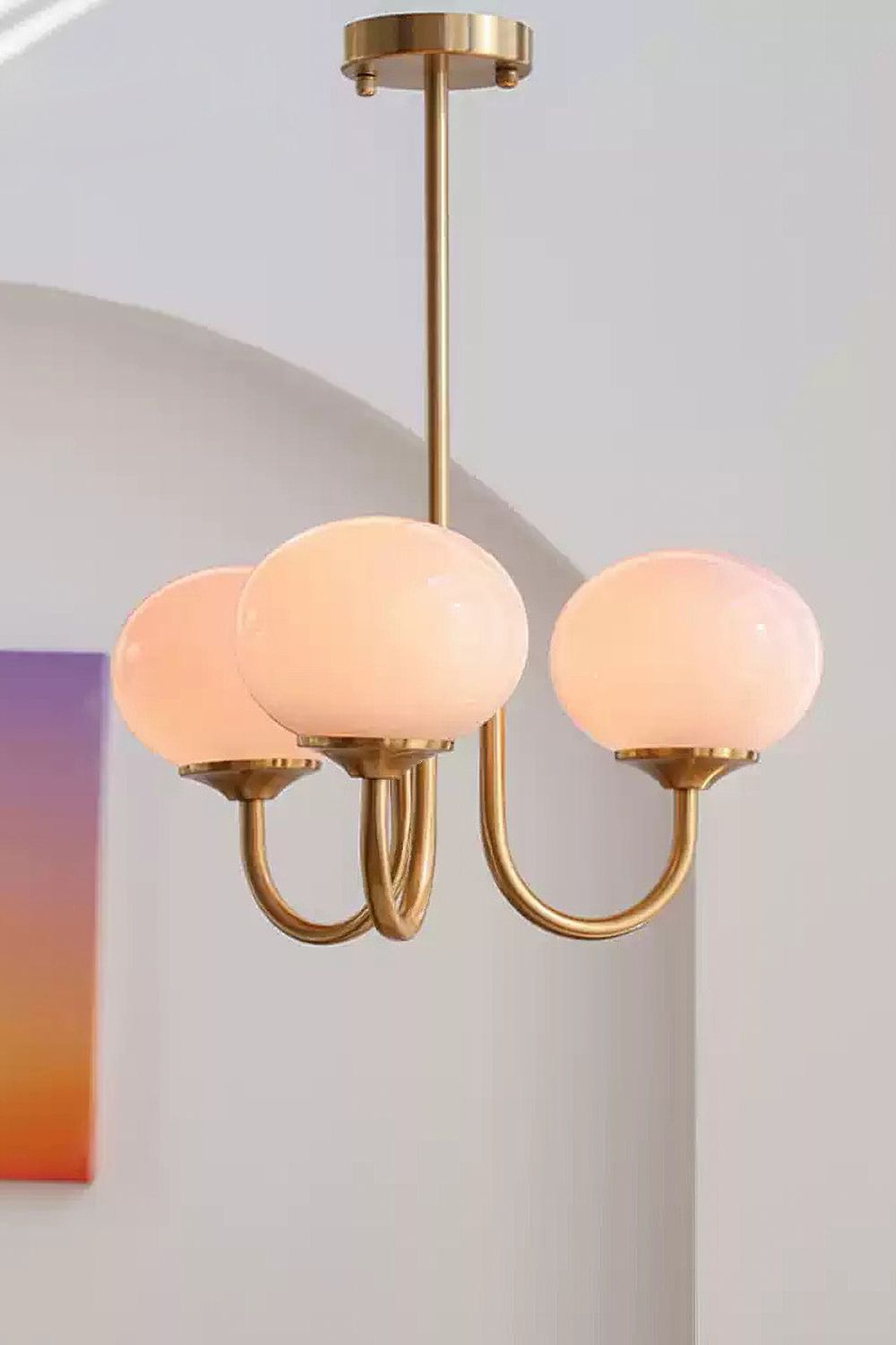 Bubble Glass Marshmallow Chandelier - view 3 | everlamps