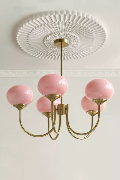 Bubble Glass Marshmallow Chandelier - view 15 | everlamps