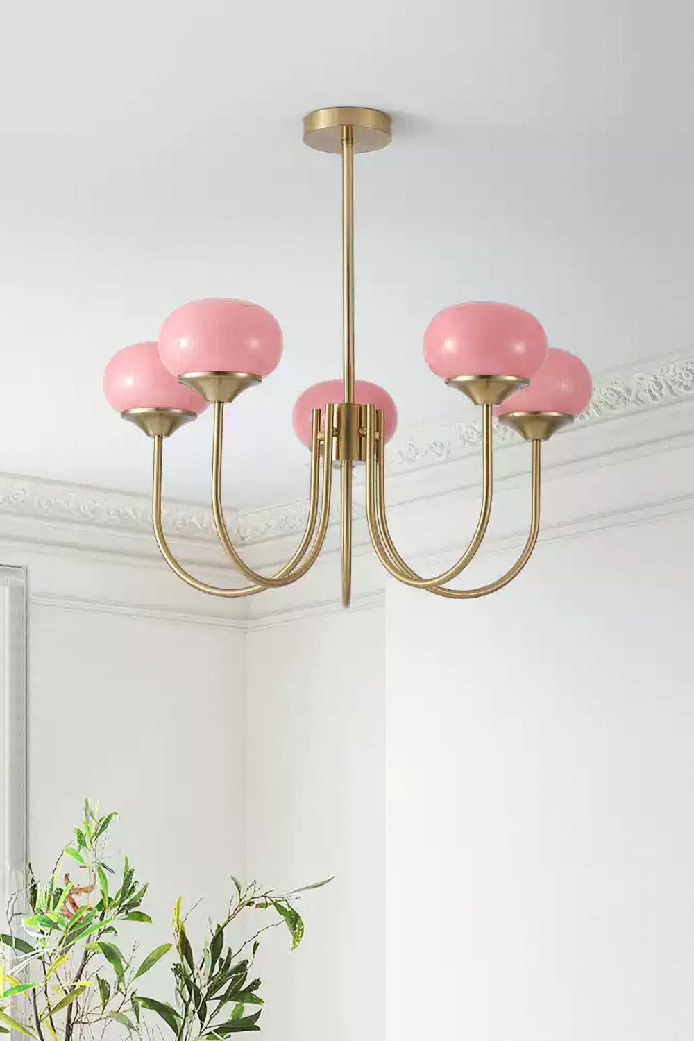 Bubble Glass Marshmallow Chandelier - view 16 | everlamps