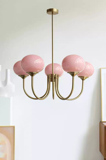 Bubble Glass Marshmallow Chandelier - view 17 | everlamps