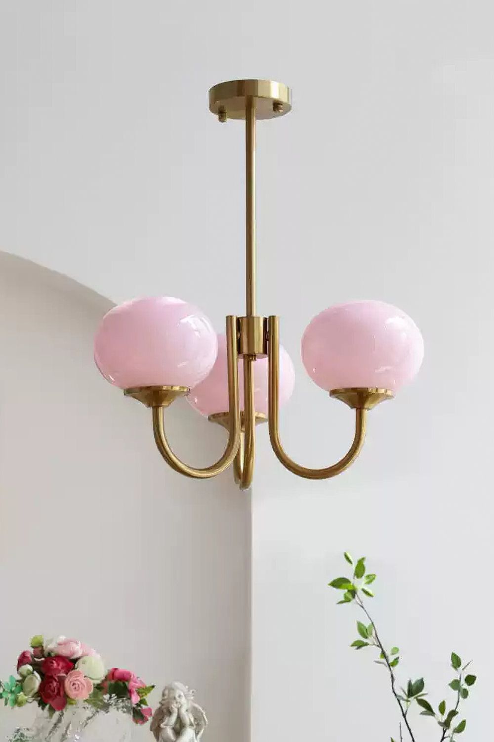 Bubble Glass Marshmallow Chandelier - view 18 | everlamps