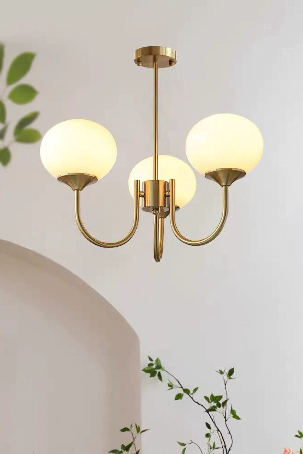 Bubble Glass Marshmallow Chandelier - view 19 | everlamps