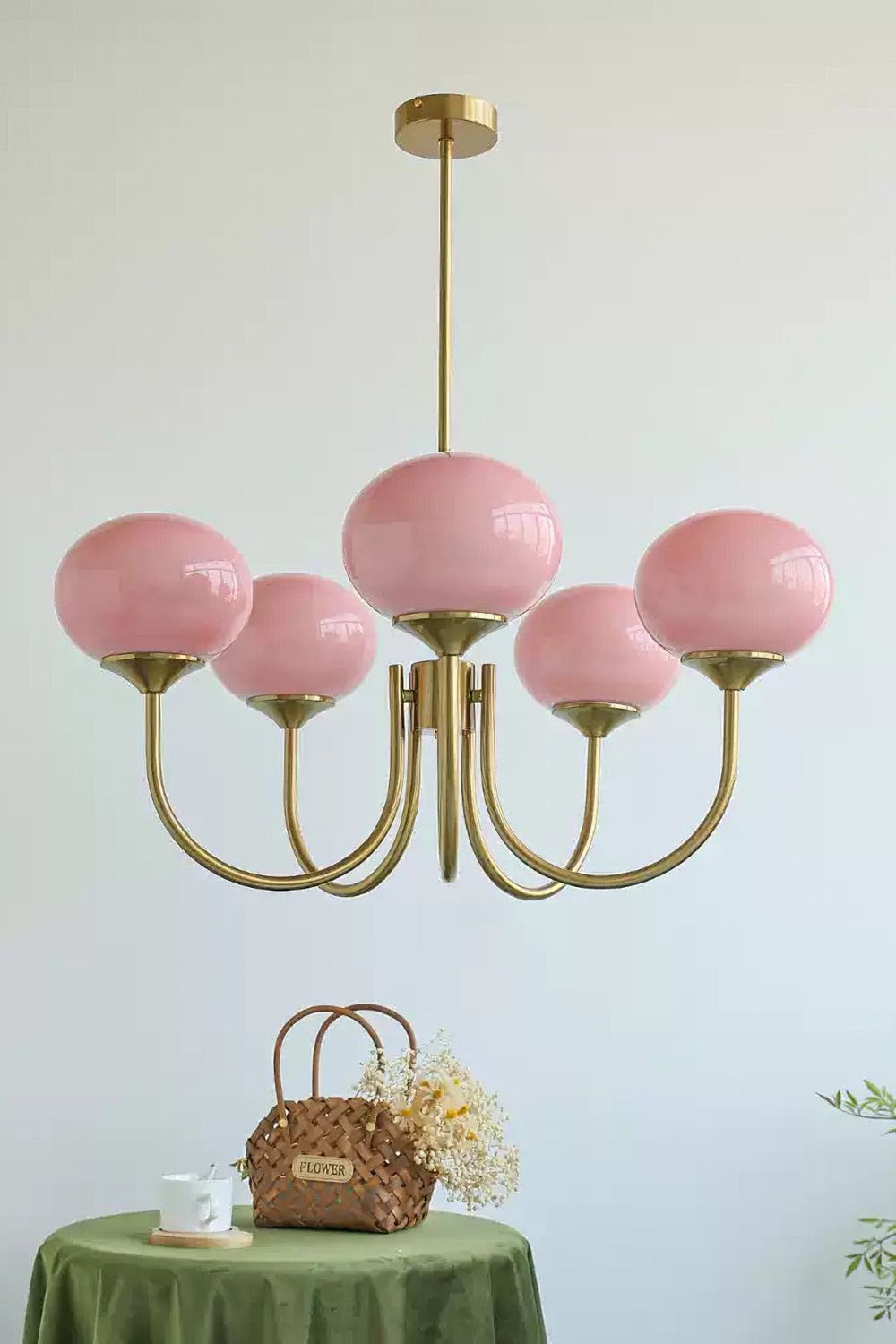 Bubble Glass Marshmallow Chandelier - view 23 | everlamps