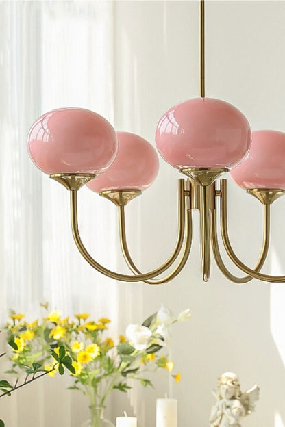 Bubble Glass Marshmallow Chandelier - view 26 | everlamps