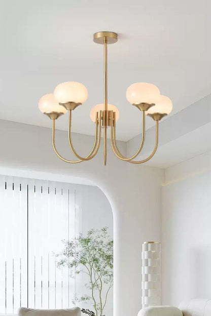 Bubble Glass Marshmallow Chandelier - view 32 | everlamps