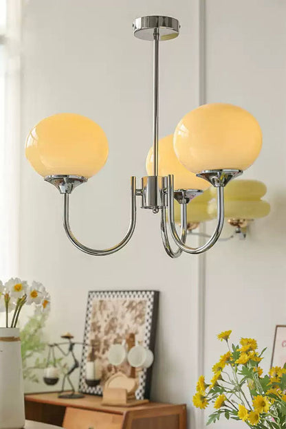 Bubble Glass Marshmallow Chandelier - view 34 | everlamps