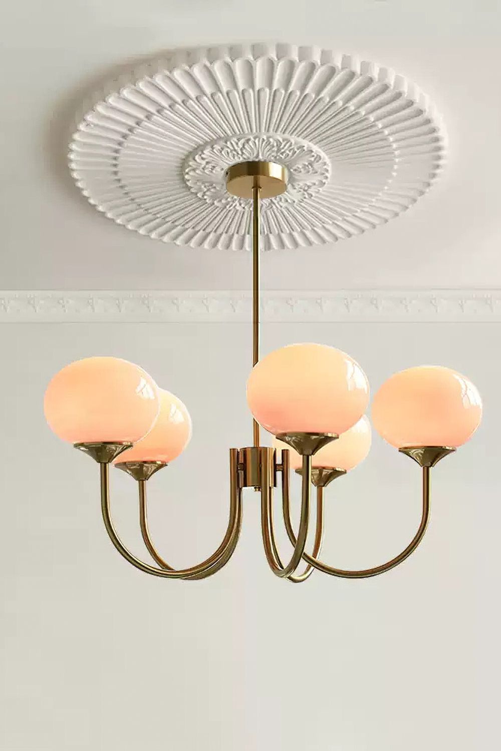 Bubble Glass Marshmallow Chandelier - view 35 | everlamps
