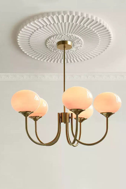 Bubble Glass Marshmallow Chandelier - view 35 | everlamps