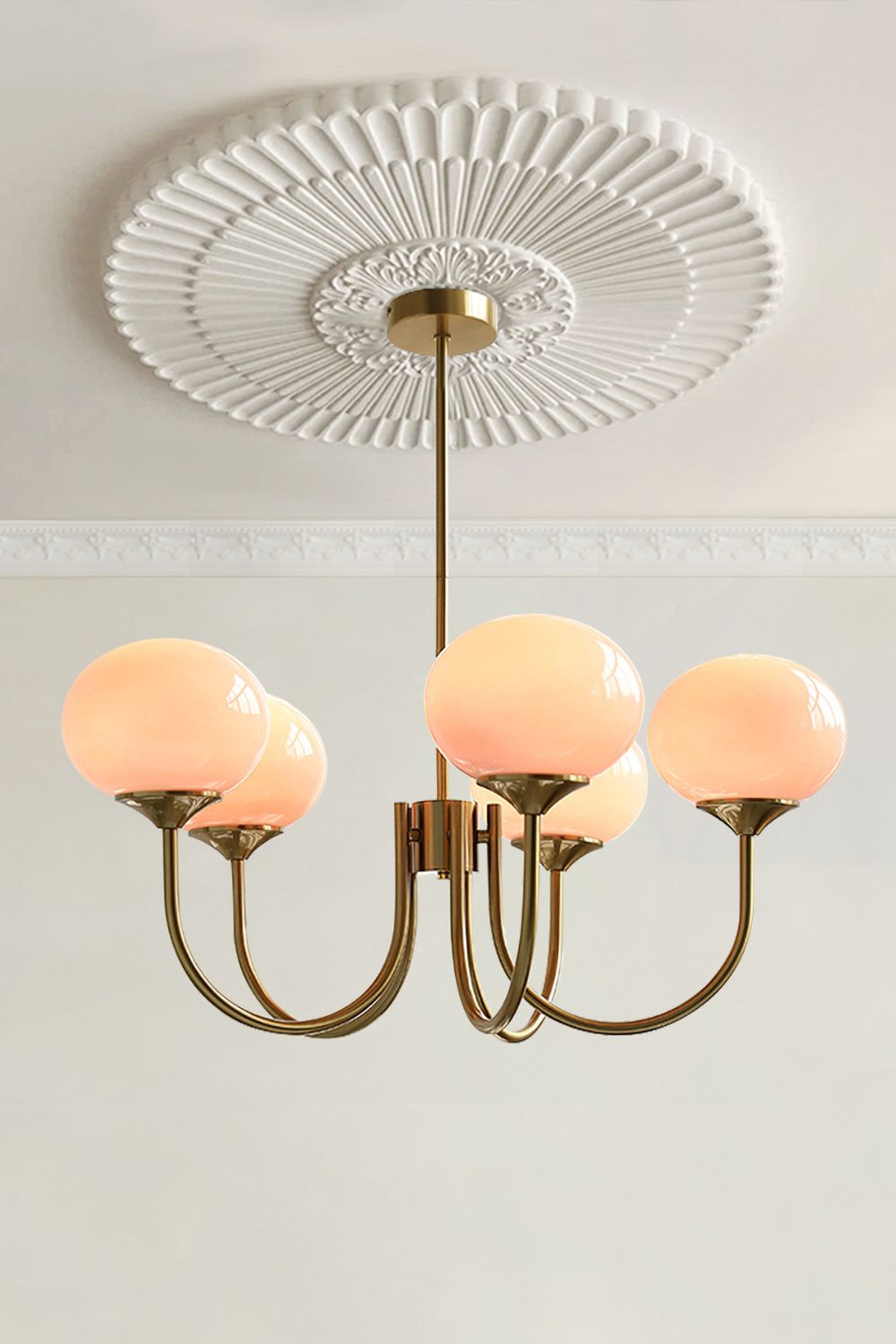 Bubble Glass Marshmallow Chandelier - view 37 | everlamps