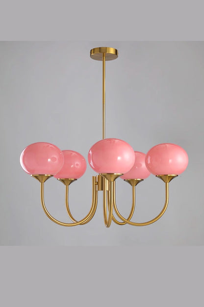 Bubble Glass Marshmallow Chandelier - view 39 | everlamps