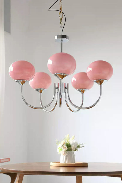 Bubble Glass Marshmallow Chandelier - view 7 | everlamps