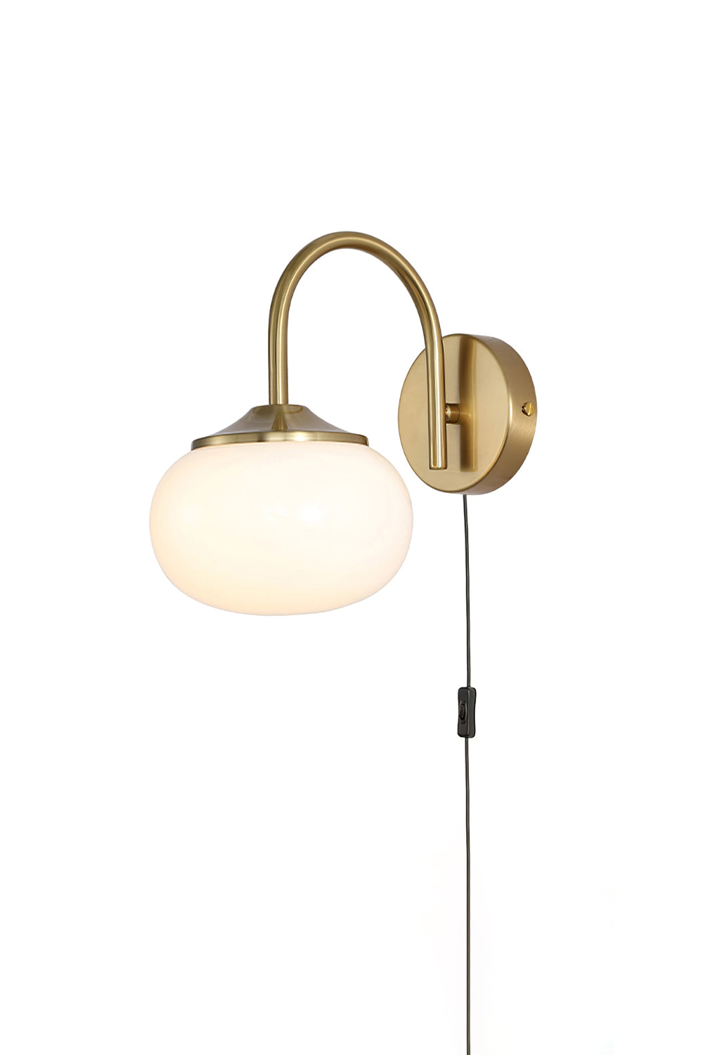 Bubble Glass Marshmallow Sconce Plug Version - view 14 | everlamps