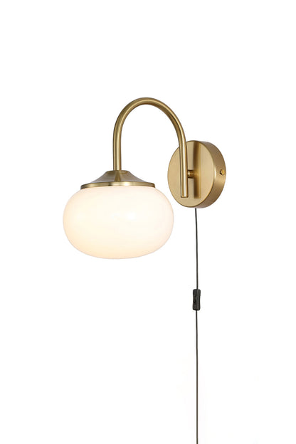 Bubble Glass Marshmallow Sconce Plug Version - view 14 | everlamps