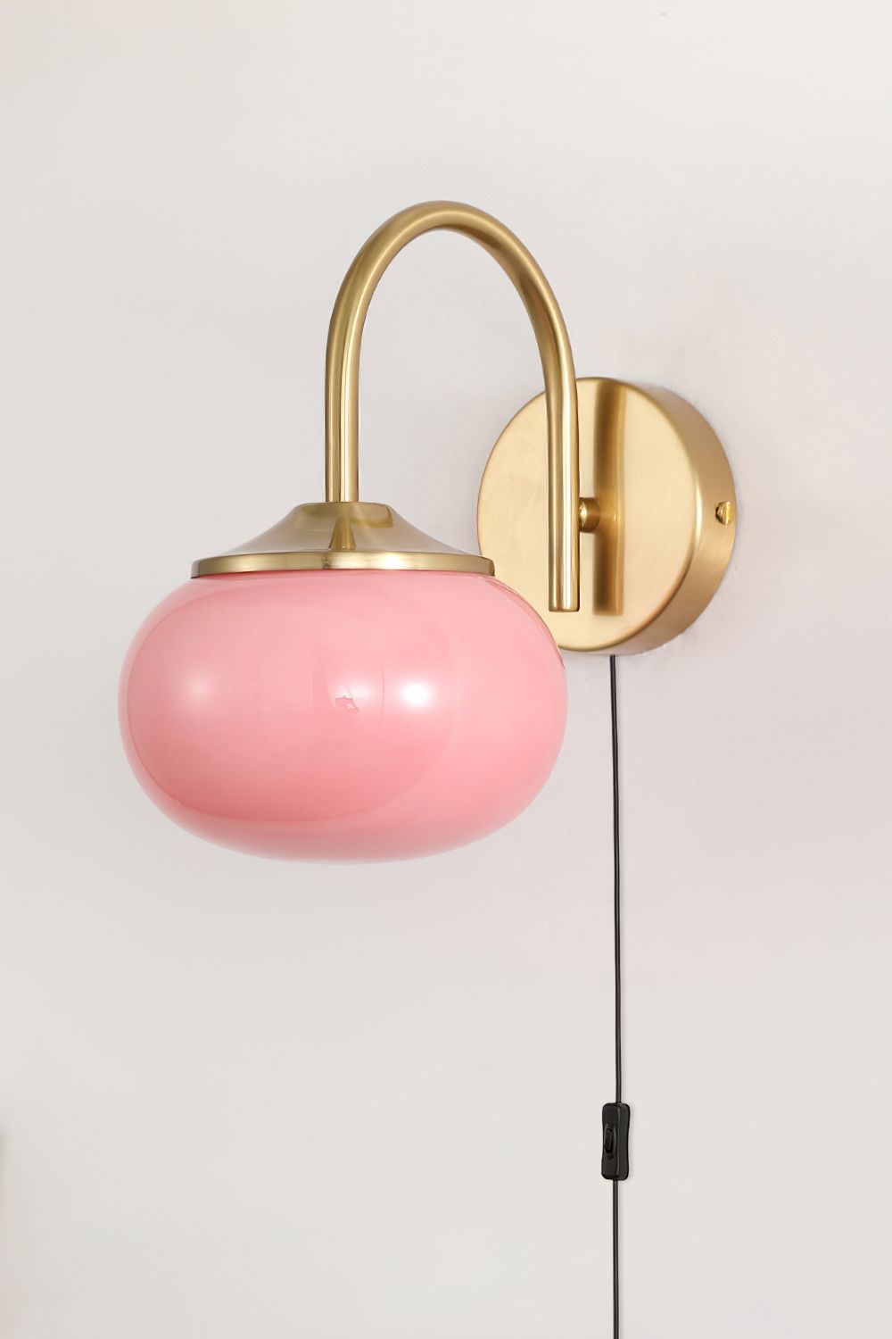 Bubble Glass Marshmallow Sconce Plug Version - view 6 | everlamps
