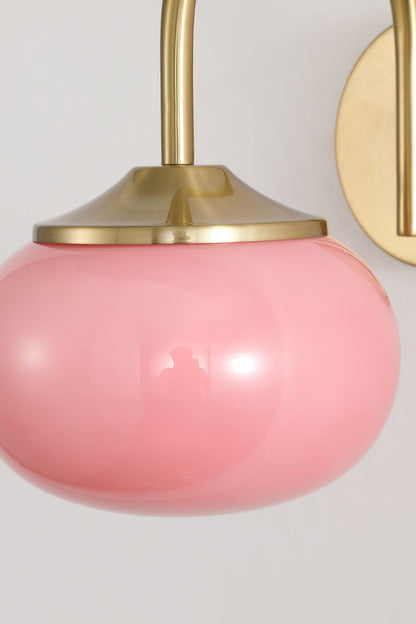 Bubble Glass Marshmallow Sconce Plug Version - view 7 | everlamps