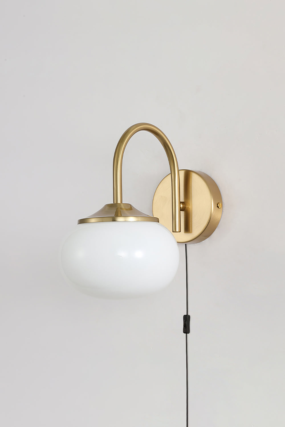 Bubble Glass Marshmallow Sconce Plug Version - view 9 | everlamps