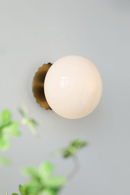 Bubble Glass Marshmallow Sconces - view 3 | everlamps