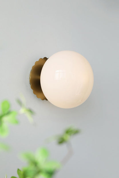 Bubble Glass Marshmallow Sconces - view 4 | everlamps