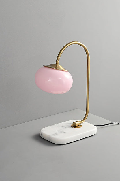 Bubble Glass Marshmallow Table Lamp - view 2 | everlamps