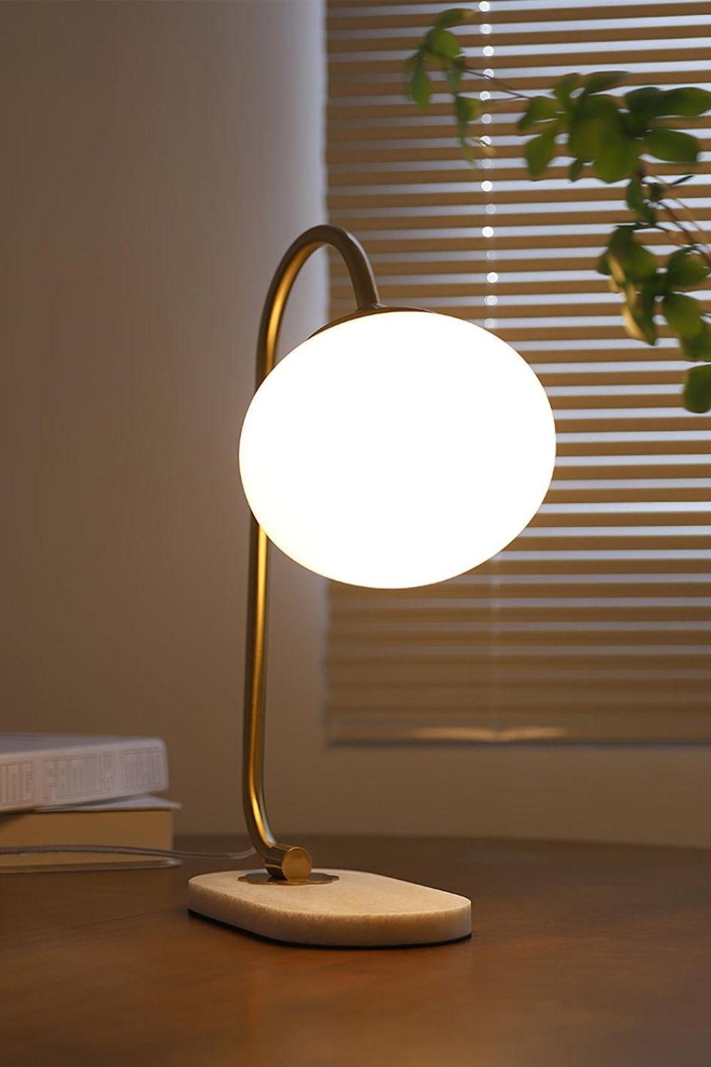 Bubble Glass Marshmallow Table Lamp - view 10 | everlamps