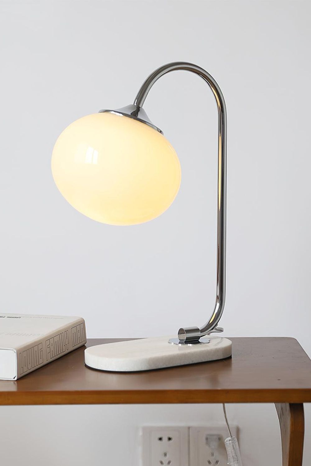 Bubble Glass Marshmallow Table Lamp - view 13 | everlamps