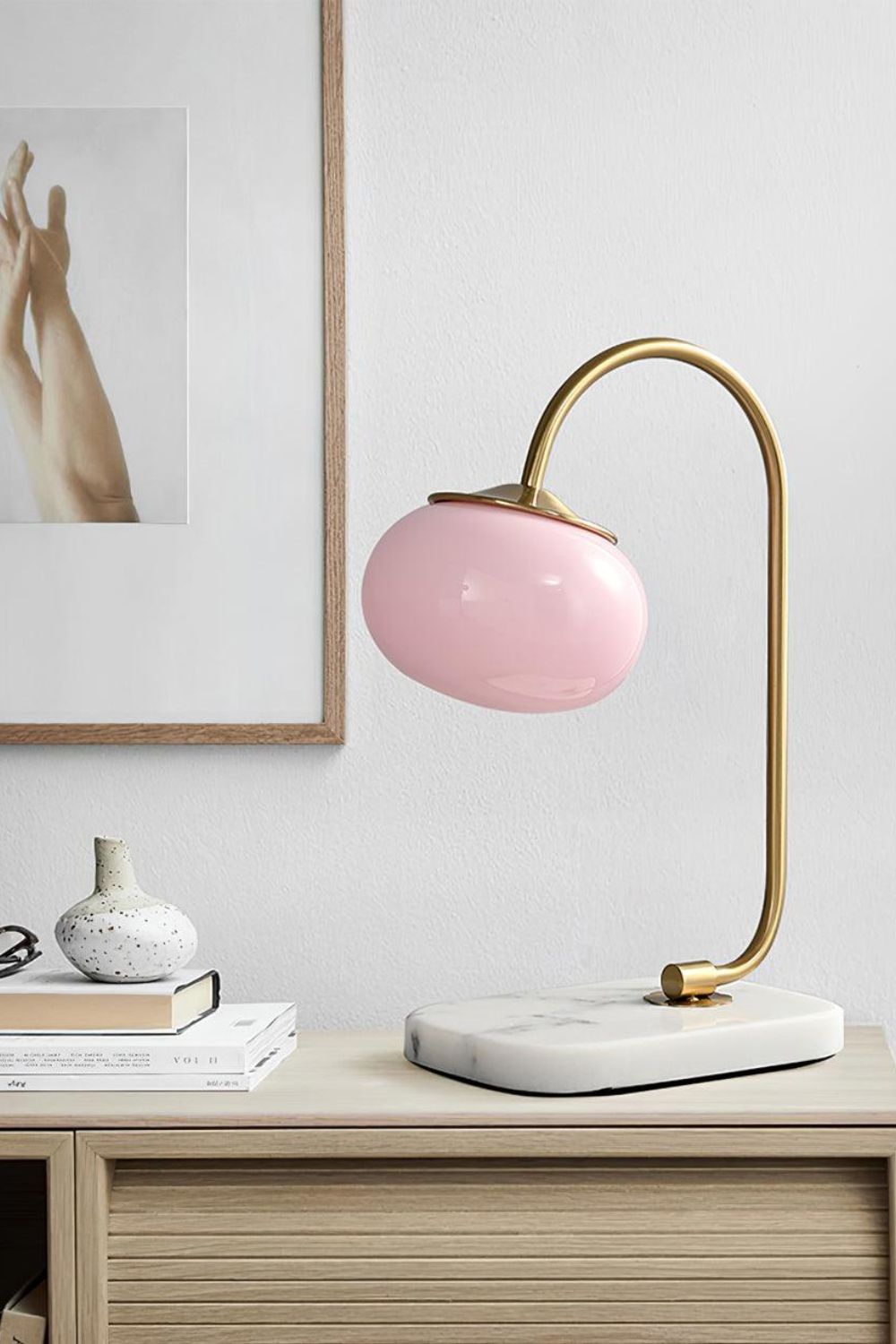 Bubble Glass Marshmallow Table Lamp - view 15 | everlamps