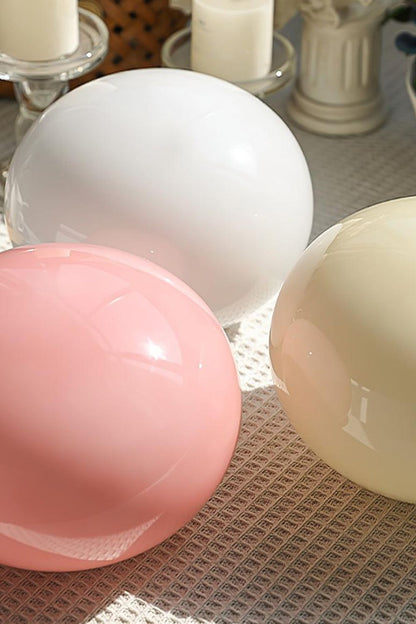 Bubble Glass Marshmallow Table Lamp - view 5 | everlamps