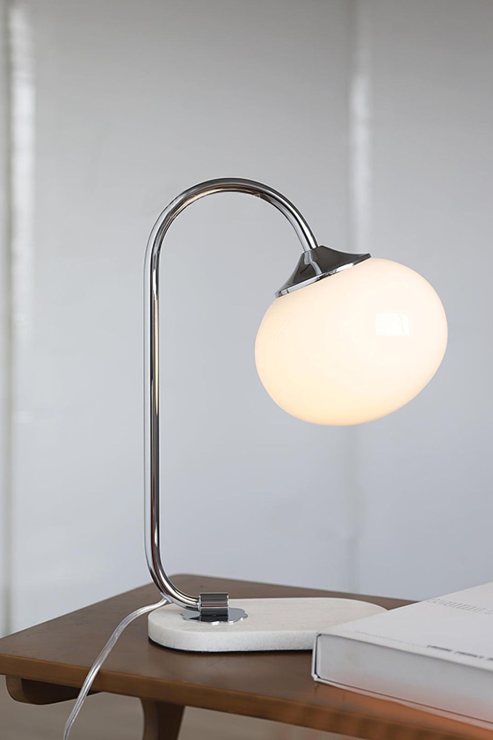 Bubble Glass Marshmallow Table Lamp - view 9 | everlamps