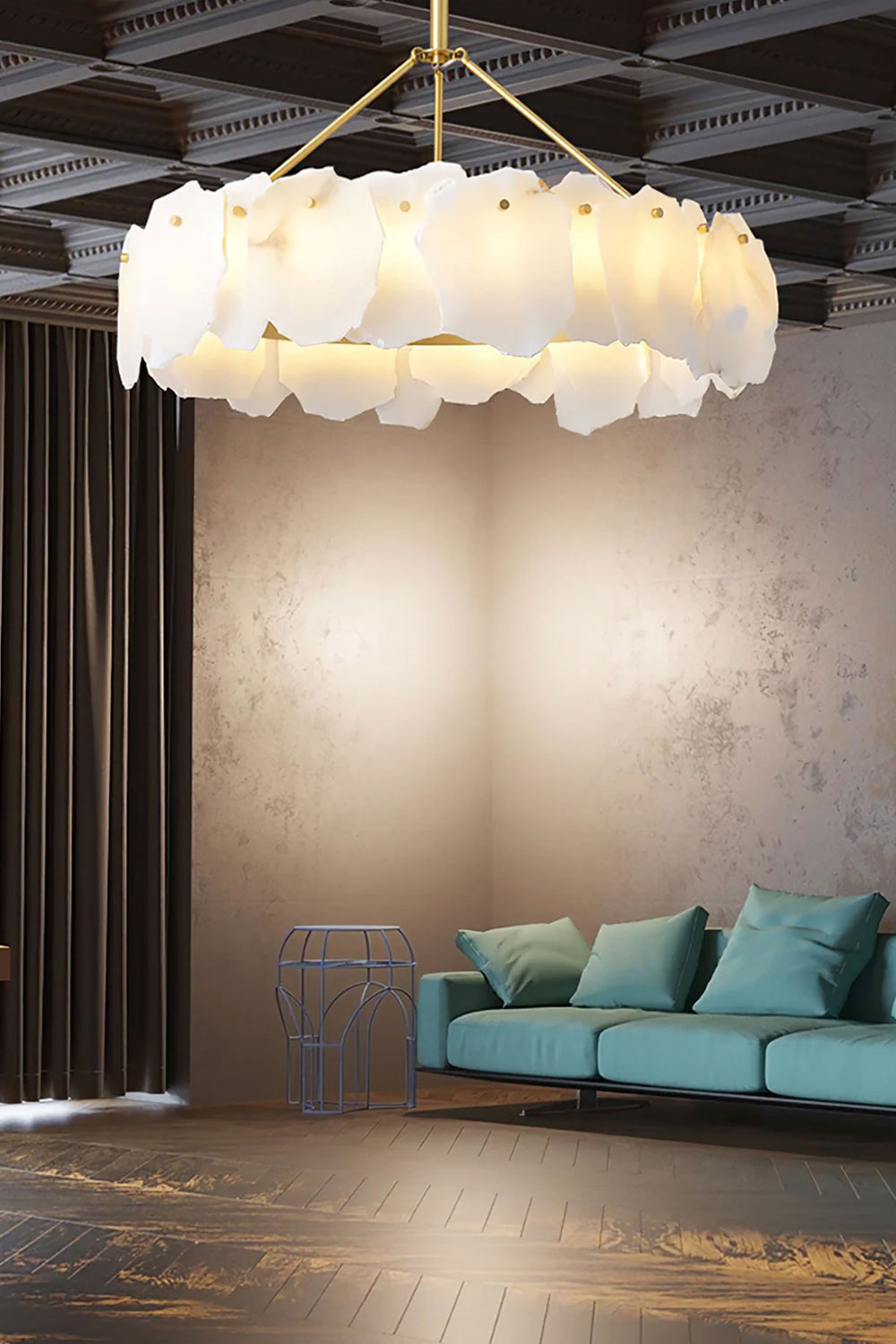 Burton Marble Chandelier - everlamps