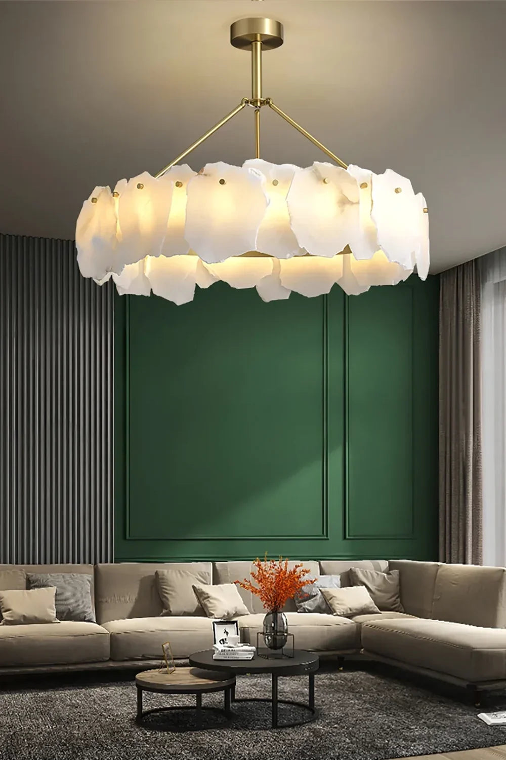 Burton Marble Chandelier - everlamps