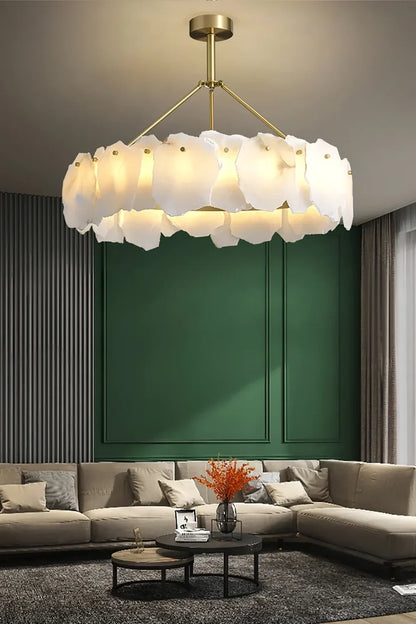 Burton Marble Chandelier - everlamps