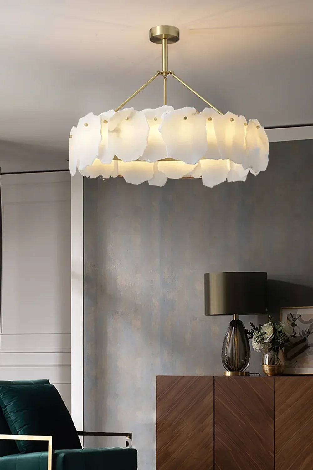 Burton Marble Chandelier - everlamps