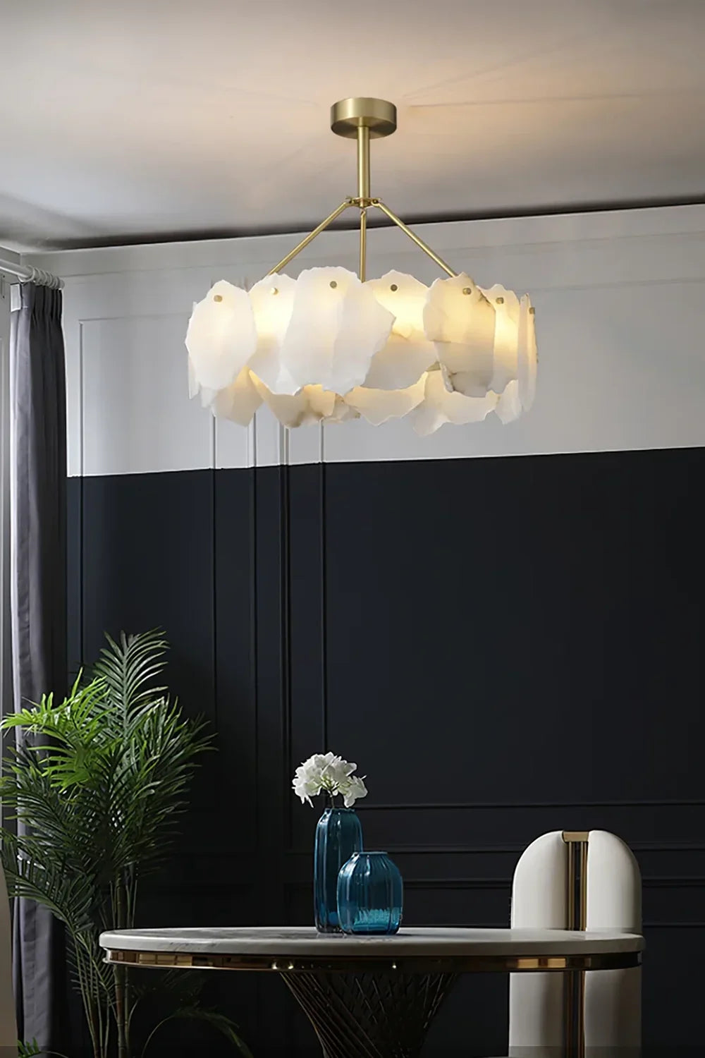 Burton Marble Chandelier - everlamps