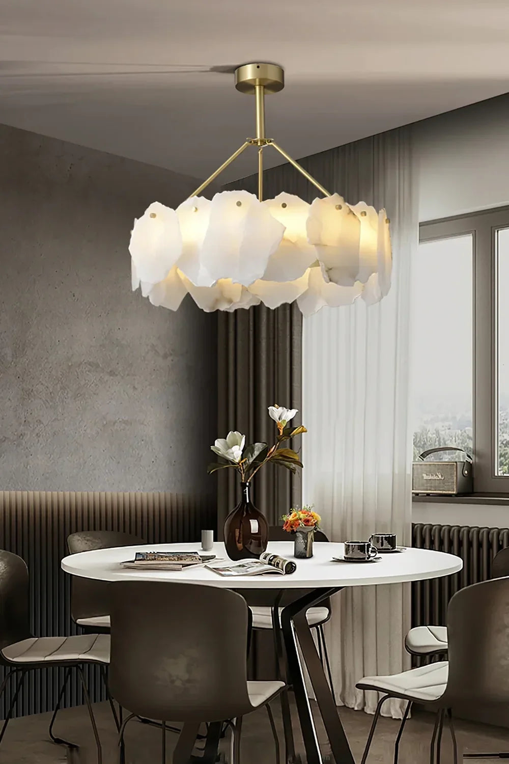 Burton Marble Chandelier - everlamps