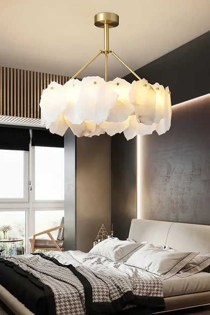 Burton Marble Chandelier - everlamps
